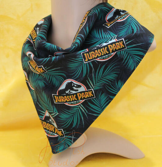 Jurassic Park Bandana A jurassic park fursuit bandana for cosplay and everyday wear. Great for dinosaur fans